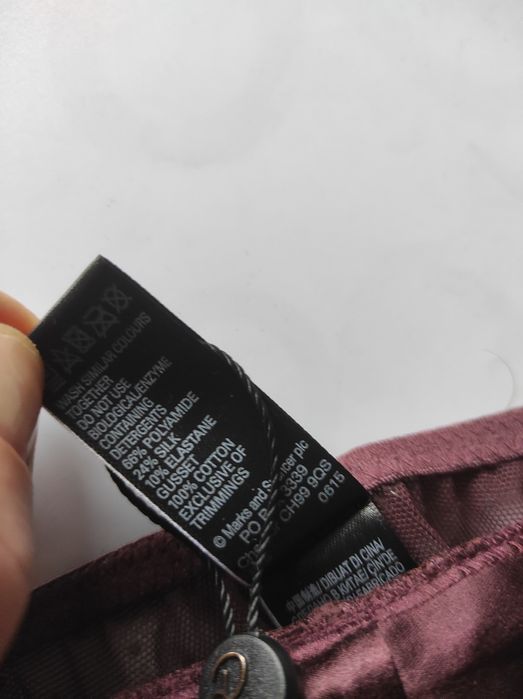 Marks& Spencer figi jedwab silk r. 44