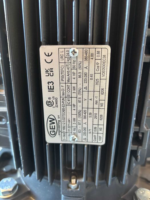 Wyciąg powietrza GEW part number 52151