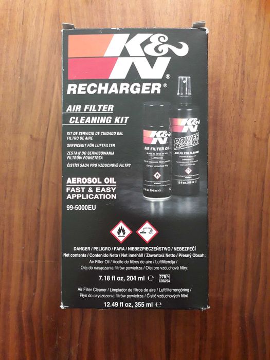 Filtro de Ar K&N KLX300R 1996 a 2007 + Limpeza e Lubrificação K&N