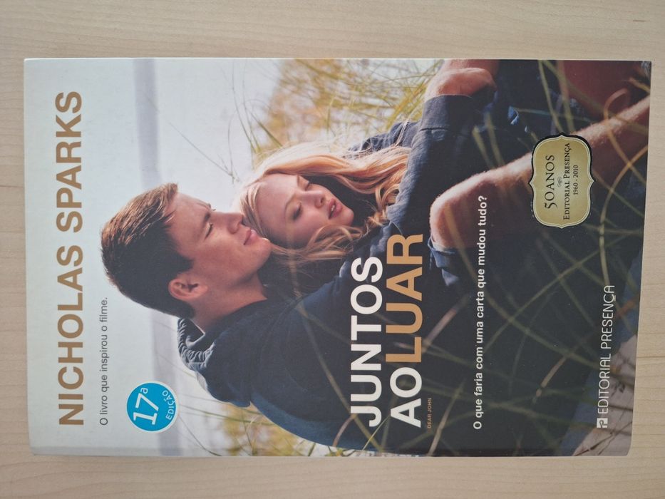 Livro Juntos ao luar Nicholas Sparks