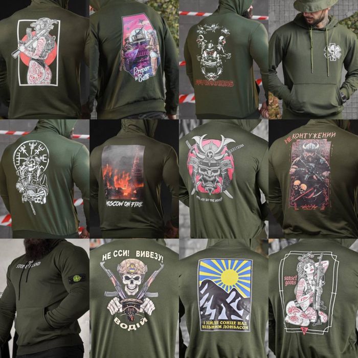 Худі на флісі GENESIS manto fight go black олива койот рожеві патріот