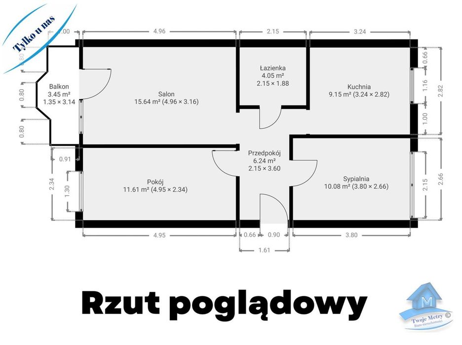 Michelin, mieszkanie gotowe do wprowadzenia.