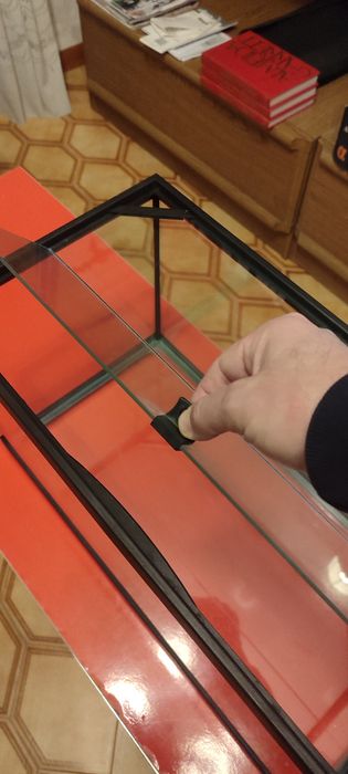 Aquário vidro novo 52cmx26cm com 29cm de altura. 38 Litros