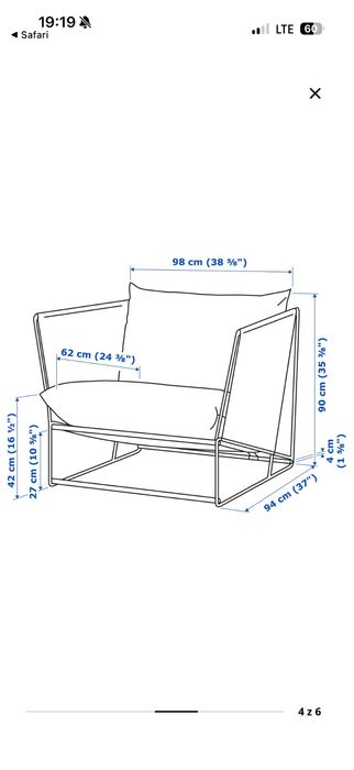 Havsten ikea zestaw mebli ogrodowych ikea