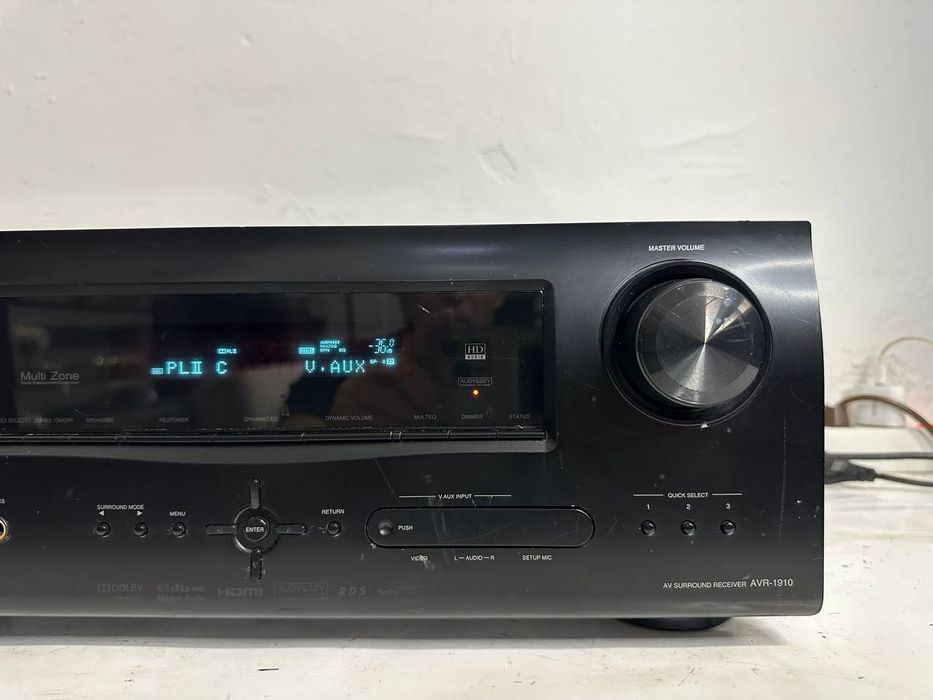 Amplituner kina domowego Denon AVR-1910 | 7.1 | 7×90 W | HDMI | Audyssey MultEQ | Dolby TrueHD | DTS-HD Master Audio