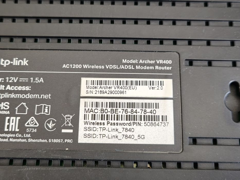 Ruter TP-Link AC 1200