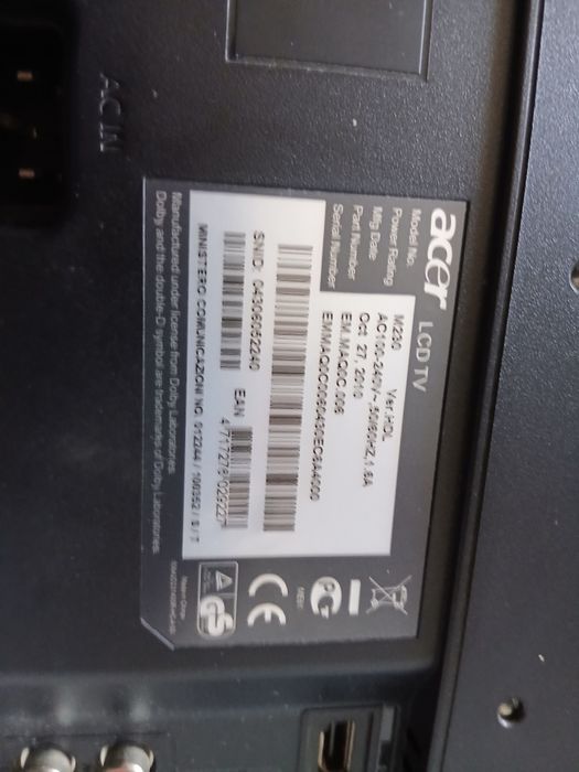 Acer M230 23" LCD TV / monitor