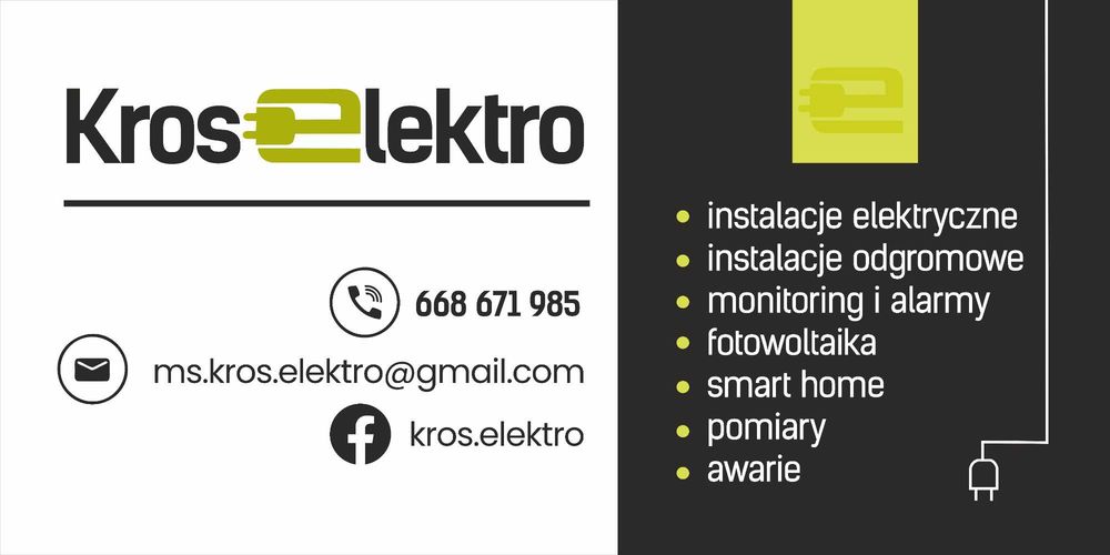 Kros-Elektro usługi elektryczne, instalacje elektryczne