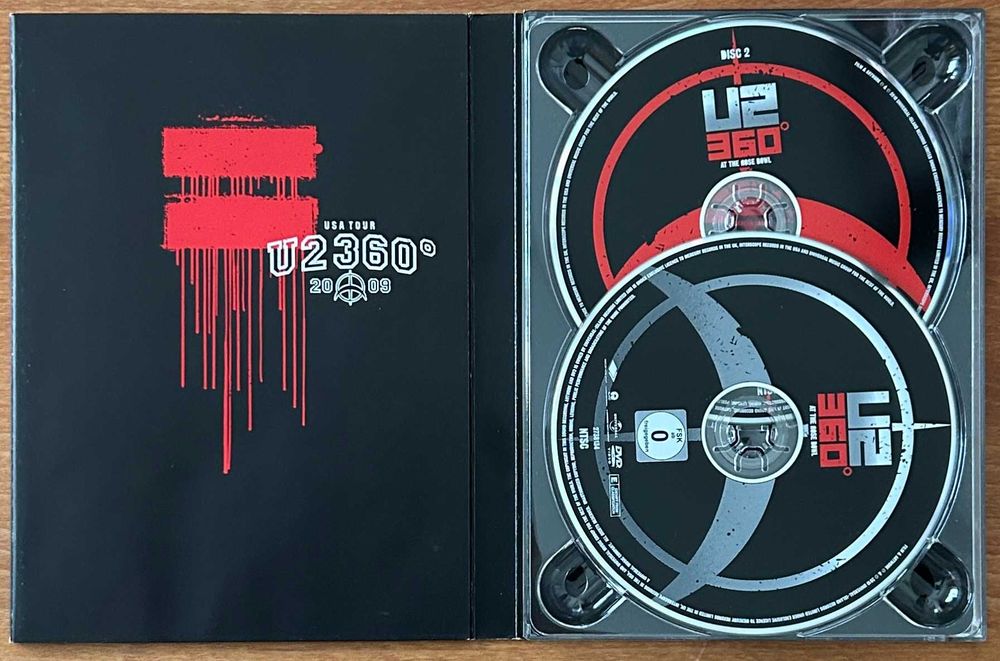 U2 - 360' at the Rose Bowl - 2009 - DVD x 2