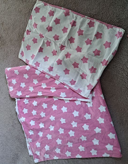Pościel do przedszkola dla dziewczynki, w gwiazdki