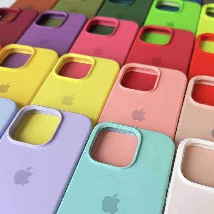 Силіконовий чохол для iPhone 18/17/16/15/14/13 | Чохол Silicone Case для iPhone | Усі моделі | Якісний силікон !