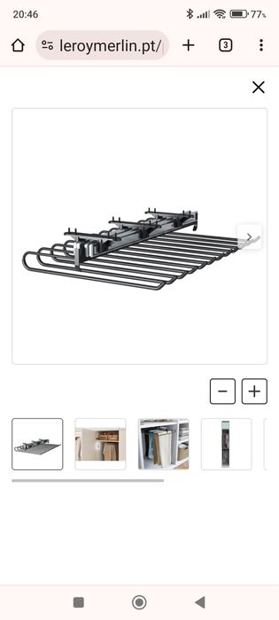 Suporte/ cabide calças