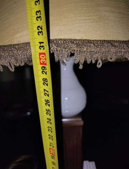 3 Candeeiros em madeira lacada e envernizada