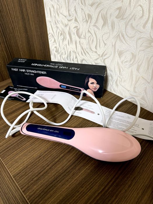 Розчіска-випрямляч Fast Hair Straightener HQT-906 з LED-дисплеєм