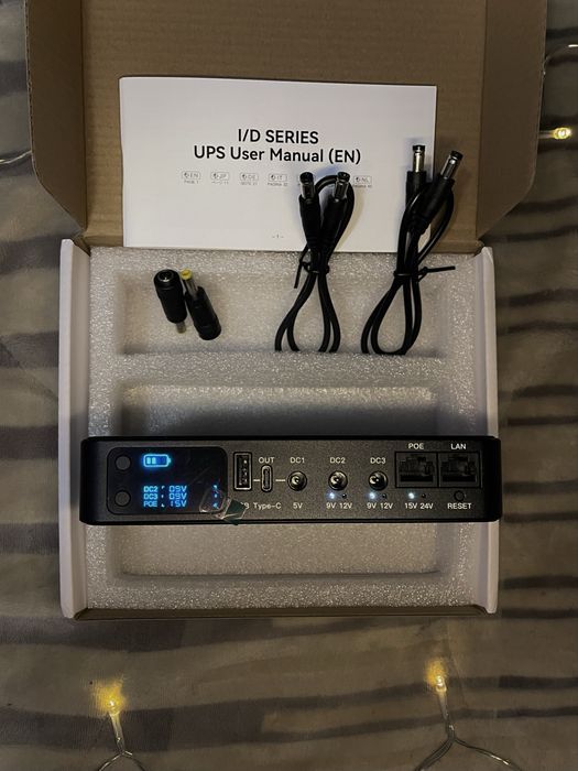 Ups / Дбж / Battery Backup Skazeke — PoE, 24V/12V, Упс для роутера/ONU