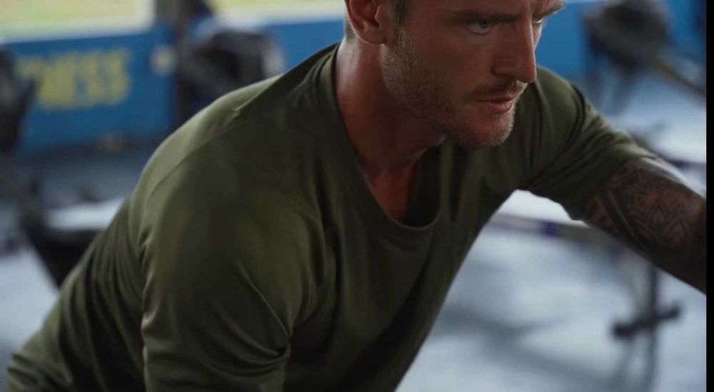 T-shirt (M) verde tropa Desporto, Musculação, Treino, corrida. Nova