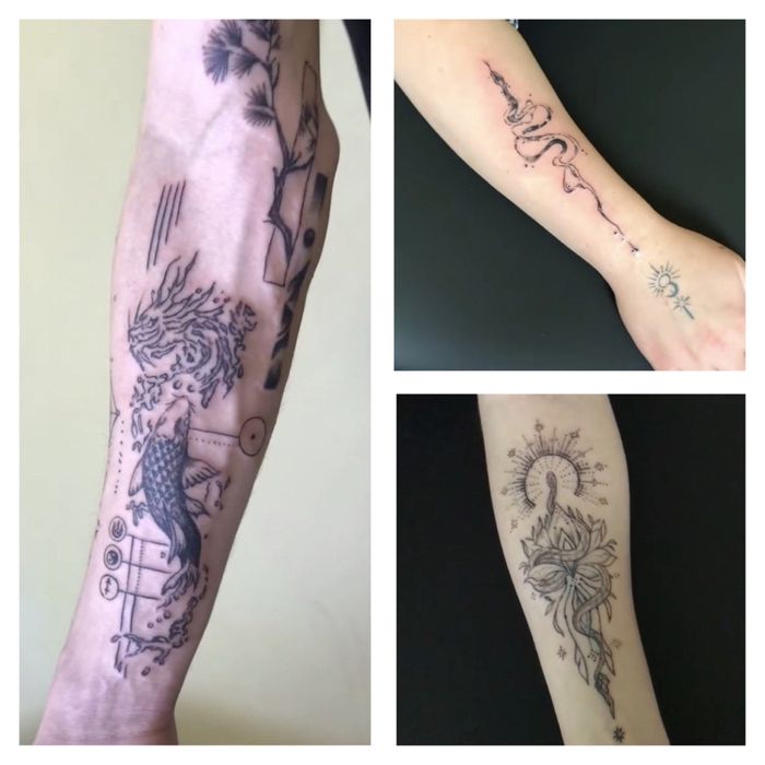 Тату-мастер, Салтовка. Цены, доступные большинству. Татуировка ч/б.