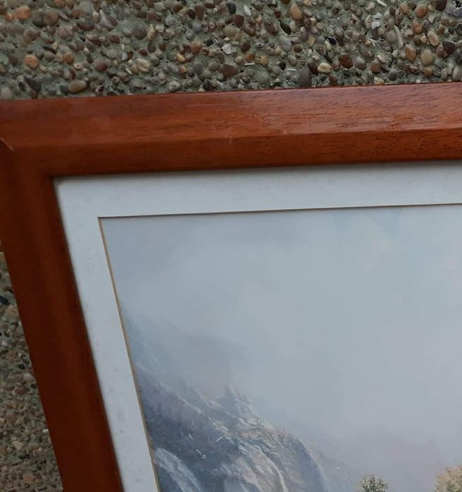 Quadro com paisagem impecável