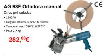 Orladora Manual Virutex nova AG-98F