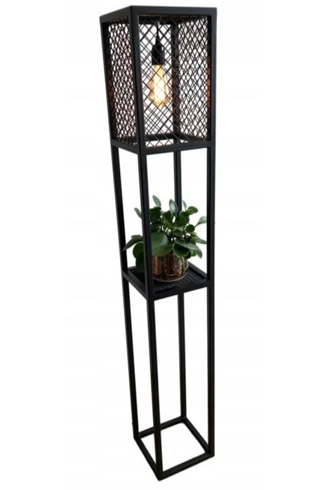 Lampa loft retro kwietnik nowoczesna solidna