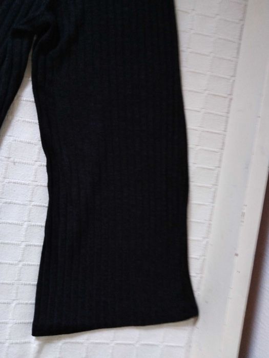 Calças Negras Stradivarius XS