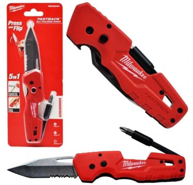 Ніж складаний Milwaukee FASTBACK 5 в 1
