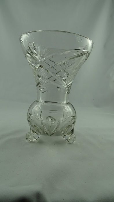 Wazon kryształowy szlifowany