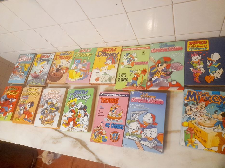 Conjunto de 15 Livros Banda Desenhada Disney Antigos