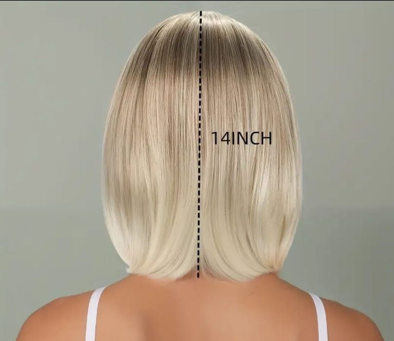 Peruka jasny blond