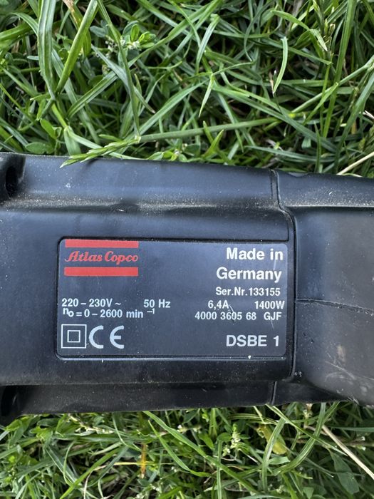 Atlas Copco DSBE 1 Wiertnica 1400W Walizka
