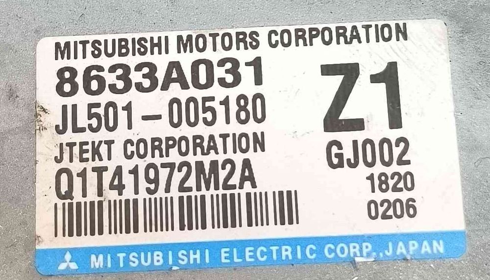 Centralina Direção 8633A031 - MITSUBISHI ASX