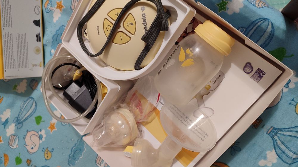 Молокоотсос молоковідсмоктувач електричний Medela swing+ система Кальм