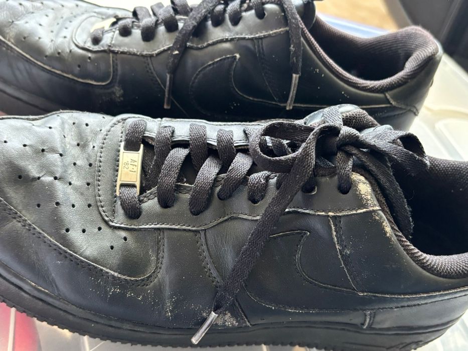 Nike Air Force 1 – All Black (2007) – Tamanho 45