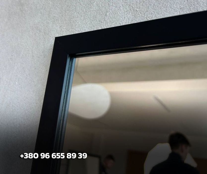 Дзеркало в повний зріст. Напольное/настенное зеркало чёрное, белое