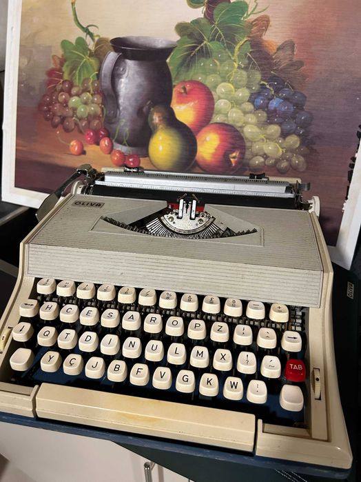 Máquina de escrever antiga