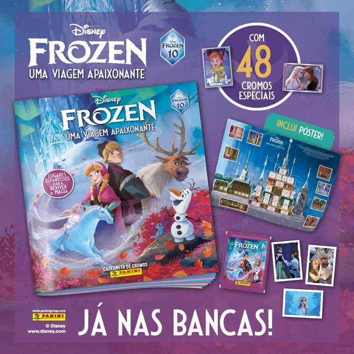 Cromos Panini "Frozen - Uma Viagem Apaixonante" (ler descrição)