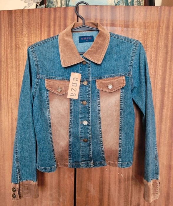 Kurtka jeansowa damska, Enza, M