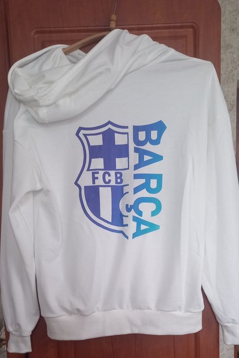 Кофта з принтом фк"Барселона"