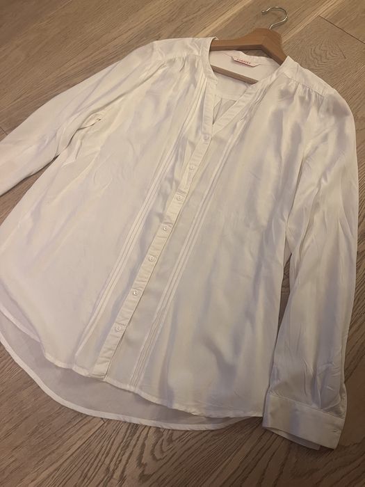 Biała, klasyczna koszula Camaieu 38