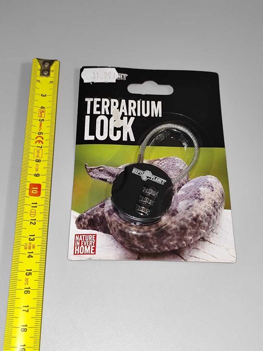 Kłódka Szyfrowa Zamek z Kodem Numerycznym Terrarium Repti Planet Nowa