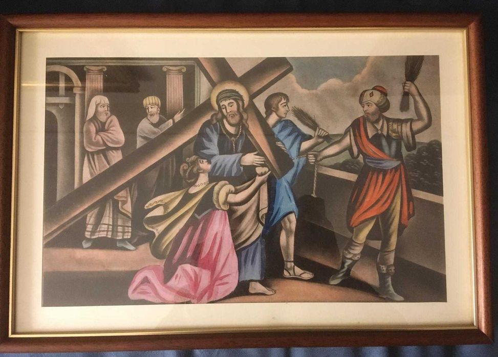 Stations of the Cross Paintings (Stations V, VII, VIII, and XIII)64552860898435120