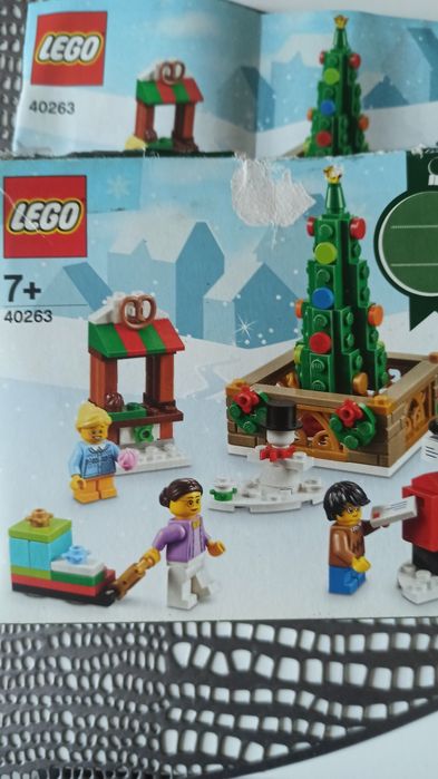 Дитячий  конструктор всі леталі+фігурки.!різдвяний поїзд+ярмарок!