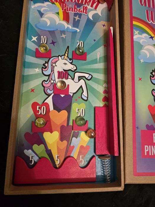 Zestaw do gry w pinball, szklane kulki