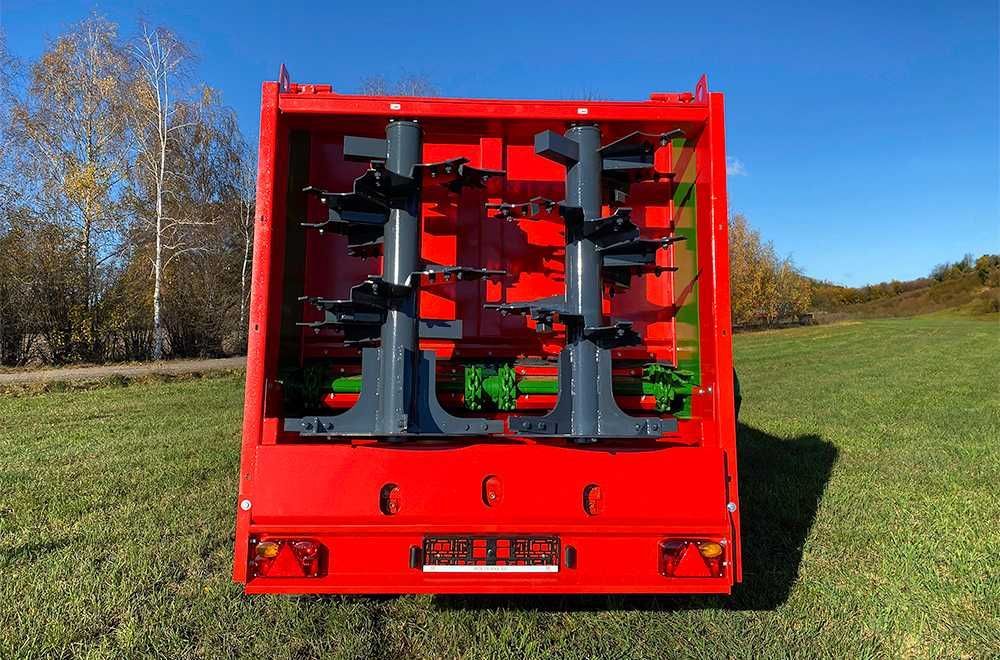 Rozrzutnik obornika skorupowy N250S/4 JAMNIK 8 ton - PRODUCENT!