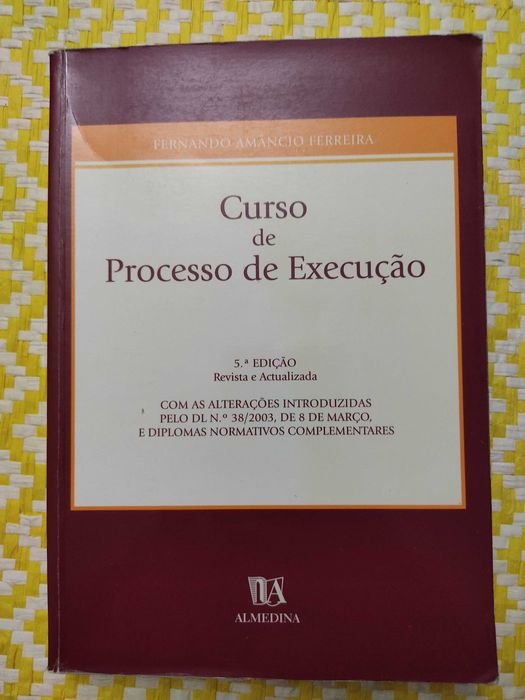 CURSO DE PROCESSO DE EXECUÇÃO 
Fernando Amâncio Ferreira