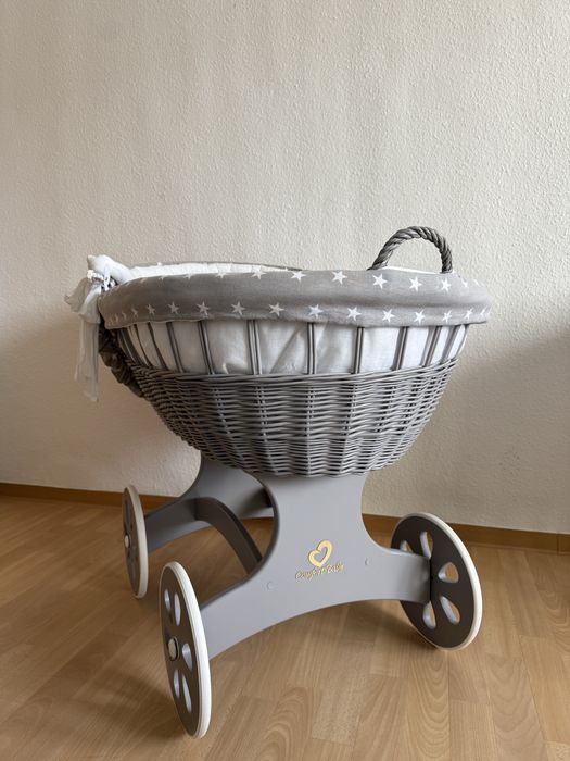 Плетена люлька-кроватка