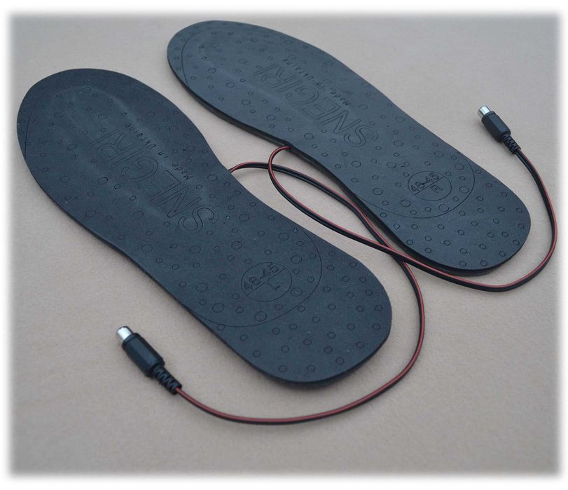 Стельки с подогревом -греют от USB, батареек, сети 220В, прикуривателя