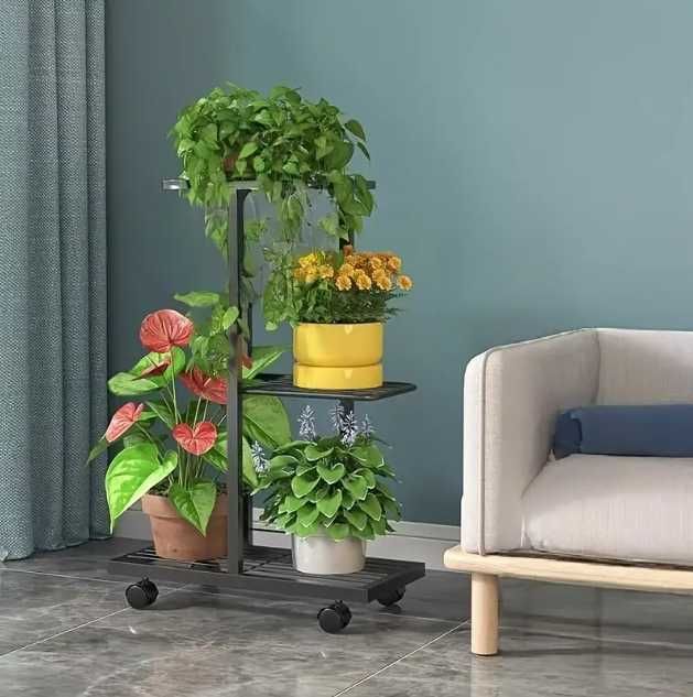 Подставка для цветочных горшков полка на 6 полок этажерка для цветов