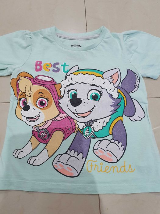 Paw Patrol Nickelodeon t-shirt dla dziewczynki rozmiar 98/104