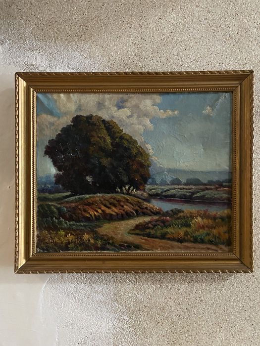 Quadro Óleo sobre tela “Natureza”